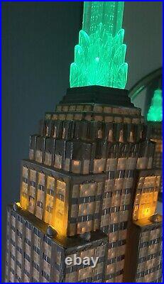 Department 56 Empire State Building Lighted Christmas In The City 59207 WORKS