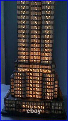 Department 56 Empire State Building Lighted Christmas In The City 59207 WORKS