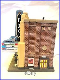 Department 56 Fox Theatre Christmas in the City It's A Wonderful Life
