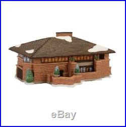 Department 56 Frank Lloyd Wright's Heurtley Christmas In The City Brown House