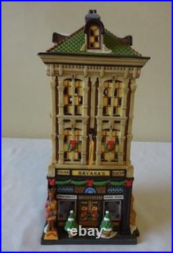 Department 56 HAVANA'S CIGAR SHOP CHRISTMAS IN THE CITY