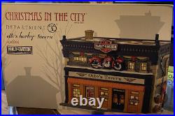 Department 56 Harley Davidson Christmas in the City Otto's Harley Tavern 4042393