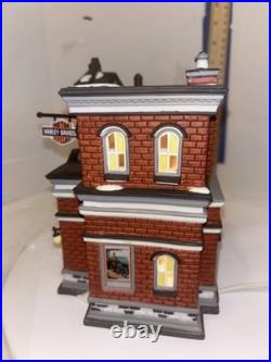 Department 56 Harley Davidson City Dealership Christmas in the City (NIB)