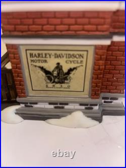 Department 56 Harley Davidson City Dealership Christmas in the City (NIB)