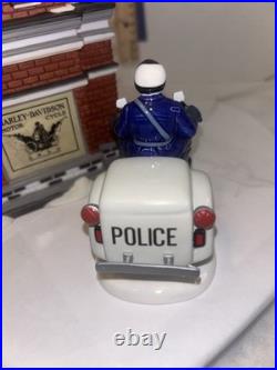 Department 56 Harley Davidson City Dealership Christmas in the City (NIB)