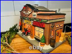 Department 56 Harley Davidson Garage Christmas in the City 4035565 RARE