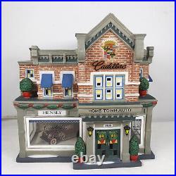 Department 56 Hensley Cadillac & Buick Christmas in the City Series 2004 Lighted