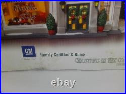Department 56 Hensly Cadillac & Buick 1930's building Christmas In The City