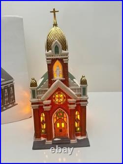 Department 56 Heritage Village Christmas In The City Holy Name Church 5887-5