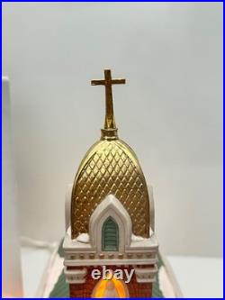 Department 56 Heritage Village Christmas In The City Holy Name Church 5887-5