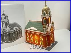 Department 56 Heritage Village Christmas In The City Holy Name Church 5887-5