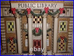 Department 56 Hudson Public Library Christmas In The City Series Village