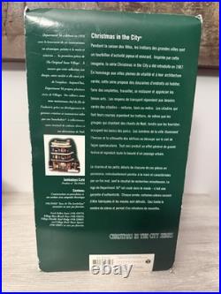Department 56 JAMBALAYA CAFÉ Christmas in the City 59265 Original Box Retired