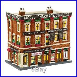 Department 56 Jacobs' Pharmacy Coca Cola 4044791 Christmas In The City Retired