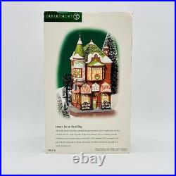 Department 56 Jenny's Corner Book Shop Christmas In The City Series 58912 NEW