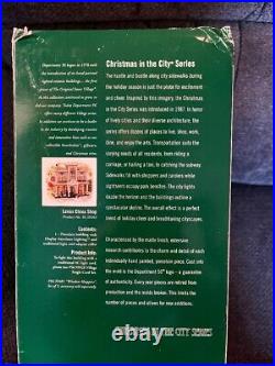 Department 56 Lenox China Shop Christmas In The City Series Village 59263