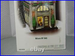 Department 56 Milano Of Italy #59238 Christmas In The City