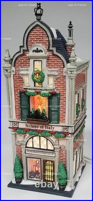 Department 56 Milano of Italy Christmas in the City Series Porcelain Building