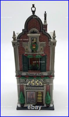 Department 56 Milano of Italy Christmas in the City Series Porcelain Building