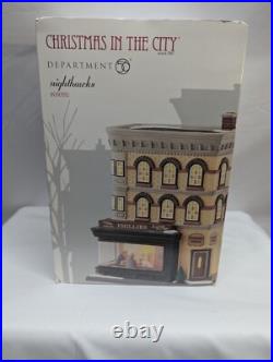 Department 56 Nighthawks 4050911 Christmas In The City Retired New In Box