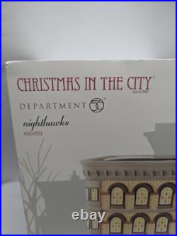 Department 56 Nighthawks 4050911 Christmas In The City Retired New In Box
