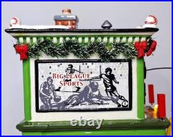 Department 56 Original Snow Village Big League Sports Intro 2006 retired 2009