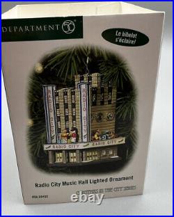 Department 56 Radio City Music Hall Christmas Light Christmas in the city 2004