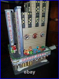 Department 56 Radio City Music Hall Christmas in the City Series Rare #56.58924