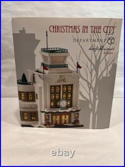 Department 56 Retired Christmas in the City Deerfield Airport & Flying Home