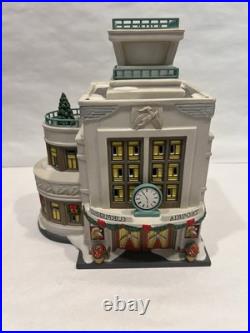 Department 56 Retired Christmas in the City Deerfield Airport & Flying Home