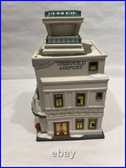 Department 56 Retired Christmas in the City Deerfield Airport & Flying Home