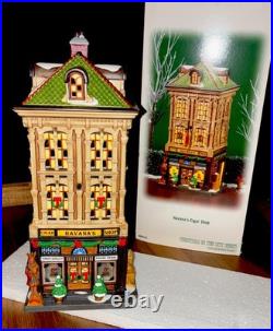 Department 56, Retired Havana's Cigar Shop, Christmas In The City, #805534 Nib