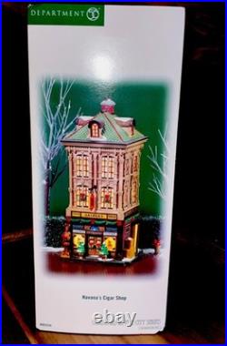 Department 56, Retired Havana's Cigar Shop, Christmas In The City, #805534 Nib