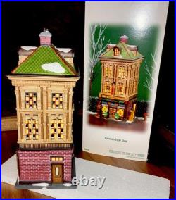Department 56, Retired Havana's Cigar Shop, Christmas In The City, #805534 Nib
