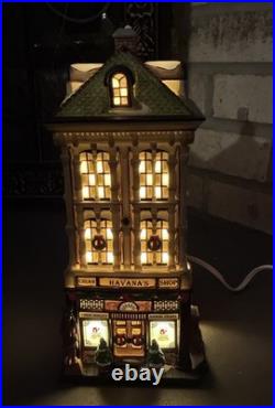 Department 56, Retired Havana's Cigar Shop, Christmas In The City, #805534 Nib