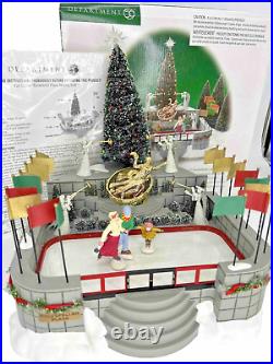 Department 56 Rockefeller Center Plaza Skating Rink Christmas Village NYC Works