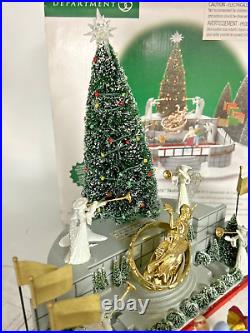 Department 56 Rockefeller Center Plaza Skating Rink Christmas Village NYC Works