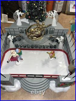 Department 56 Rockefeller Plaza Skating Rink Christmas In City Animated Musical