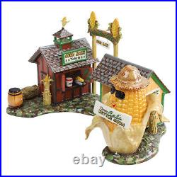 Department 56 Rolling Acres Corn Maze Fall Snow Village Retired, #805506