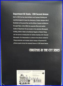 Department 56 Studio 1200 Second Avenue Christmas In The City 2001 NEW In Box