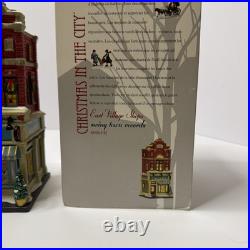Department 56 Swing Town Records #4036492 Christmas In The City Rare Retired NIB