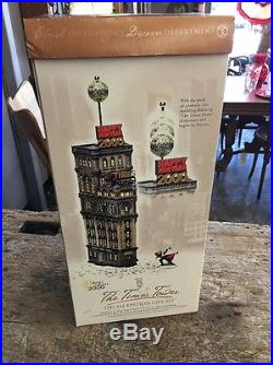 Department 56 THE TIMES TOWER Special Edition Gift Set 55510 New in Box