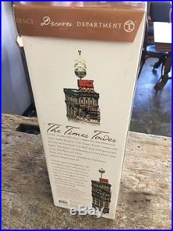 Department 56 THE TIMES TOWER Special Edition Gift Set 55510 New in Box