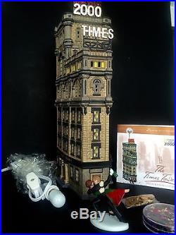 Department 56 THE TIMES TOWER Special Edition Gift Set Complete MINT 55510