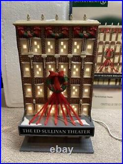 Department 56 The Ed Sullivan Theater Christmas in the City Building 1038