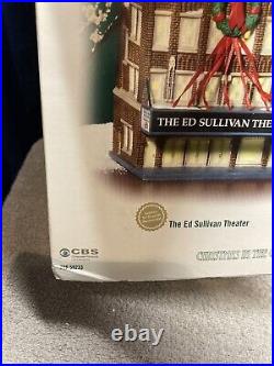 Department 56 The Ed Sullivan Theater Christmas in the City Building 1038