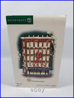 Department 56 The Ed Sullivan Theater Christmas in the City Building with Box Department 56 The Ed Sullivan Theater Christmas in the City Building with Box