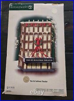 Department 56 The Ed Sullivan Theater Christmas in the original Box