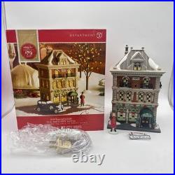 Department 56 The Prescott Hotel 805536 Christmas in the City With Box & Light