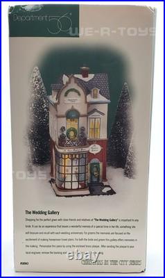 Department 56 The Wedding Gallery Christmas in the City Series #58943 CL